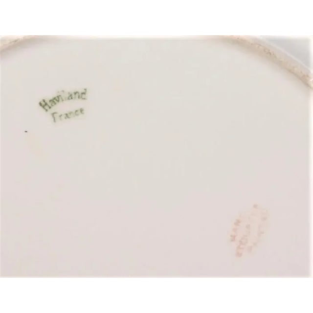 Art Nouveau 1900s j.h. Stouffer for Haviland France Art Deco Plate For Sale - Image 3 of 5