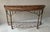 Late 20th Century Bernhardt Late 20th Century Mango Wood & Iron Faux Bois Regency-Style Demilune Console Table For Sale - Image 5 of 12
