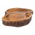Hand-Carved Peruvian Olive Wood Tray With Live Sculptural Edges For Sale