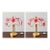 Vintage Pink Murano Glass Floral Table Lamp – Authentic Italian Curved Flower Desk Lamp With Brass Frame - a Pair For Sale