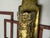 Vintage Chinoiserie Glass Torch + Metal Wall Sconces, Pair For Sale - Image 12 of 12