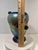 Purple 1988 Rick Hunter Iridescent Purple Art Glass Vase Signed Studio Glass 7.5”h For Sale - Image 8 of 9