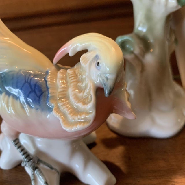 Porcelain Birds, Set of 2 For Sale - Image 9 of 12