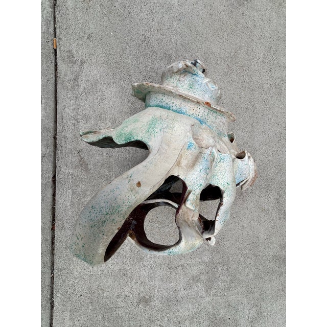 Modern 1990s Matthew Burton Ceramic Seashell Sculpture For Sale - Image 3 of 12