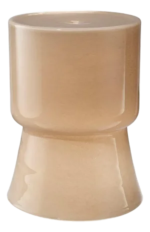 Jamie Young Huntington Garden Stool in Taupe