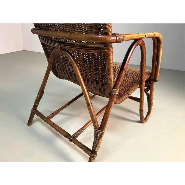 Rattan Lounge Chair by Erich Dieckmann, 1930s For Sale - Image 6 of 13