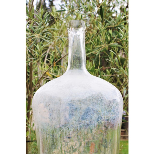 Extra Large blown glass vintage oil jar is a one-of-a-kind, with it's unique larger size and desirable long neck! Formerly...