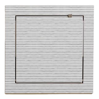 40×40-1 Fläpps Shelf with Watercolor Stripes by Kind of Style for Ambivalenz For Sale