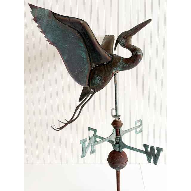 A timeless statement piece for lake house interiors or nautical-inspired spaces, this full-bodied blue heron weathervane...