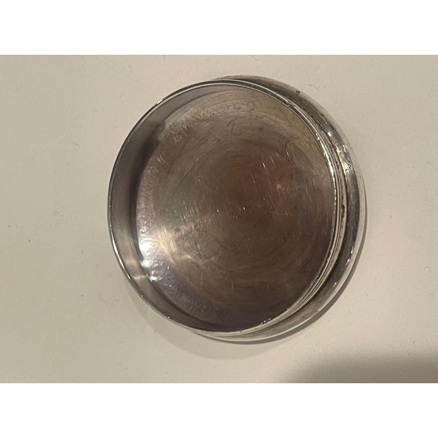 Late 19th Century Glass Bottles with Sterling Silver Tops, Late 19th Century - A Pair For Sale - Image 5 of 6