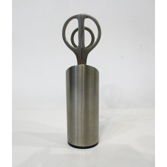 Peter Pepper Products Mid Century Stainless Aluminum 3 Pc. Desk Set For Sale - Image 4 of 9