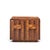 Wood Lane Staccato Brutalist Mid Century Walnut Nightstands - Pair For Sale - Image 7 of 11
