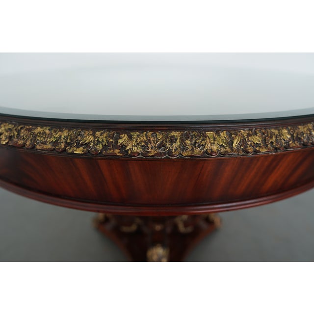 Brown Maitland Smith Spiro Center Table For Sale - Image 8 of 12