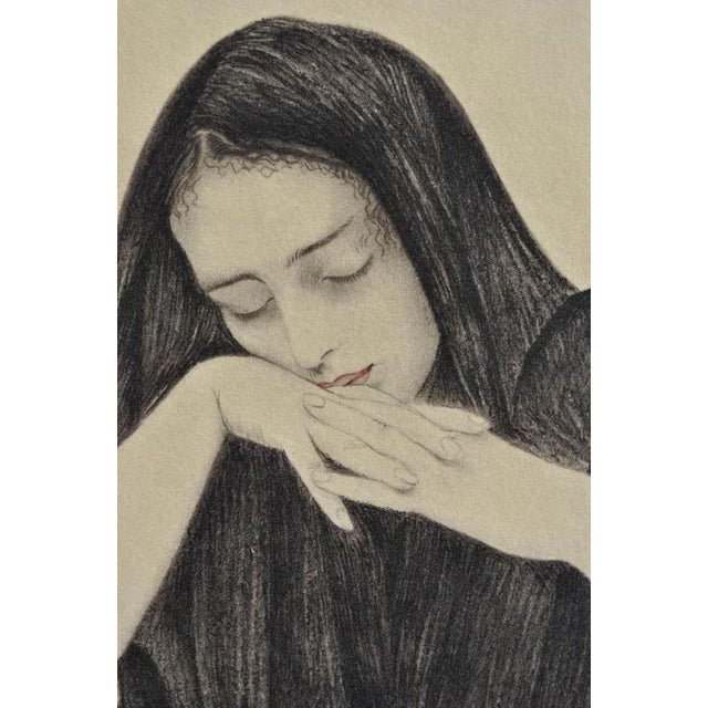 Walter Sauer, Rest, Signed Engraving For Sale - Image 5 of 7