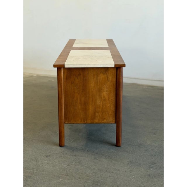 1960s Arched Walnut Credenza For Sale - Image 15 of 18