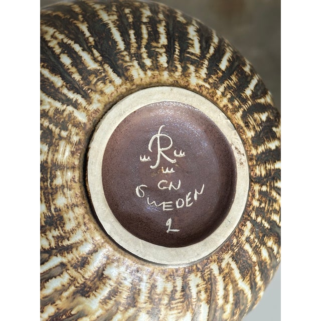 1950s Gunnar Nylund for Rörstrand Stoneware Bowl For Sale In Philadelphia - Image 6 of 7