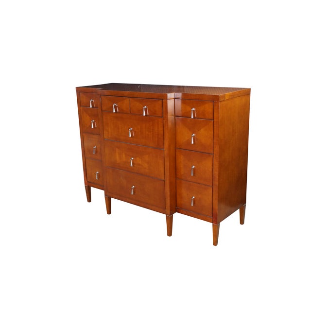 This Michael Vanderbyl for Baker Furniture Archetype collection dresser showcases a refined, high-end interpretation of...