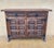1940s 1940s Spanish Rustic Carved Solid Wood Sideboard with Wrought Iron Details For Sale - Image 5 of 9