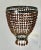 Amber Glass Beaded Lampshade Pendant Light, 1890s For Sale - Image 3 of 6