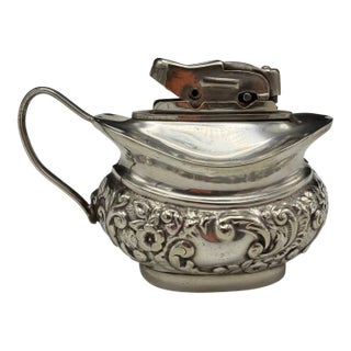 Silver Plate Lighter For Sale