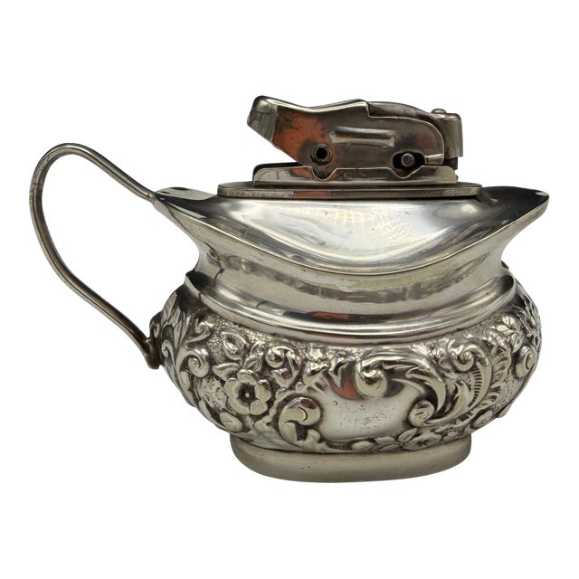 Silver Plate Lighter For Sale