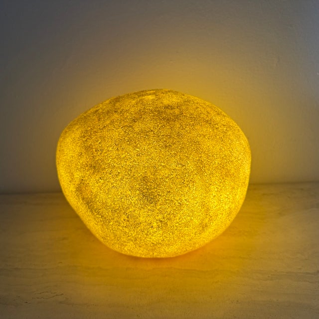 Mid-Century Modern Mid-Century Modern Moon Rock Table Lamp, 1970s For Sale - Image 3 of 18