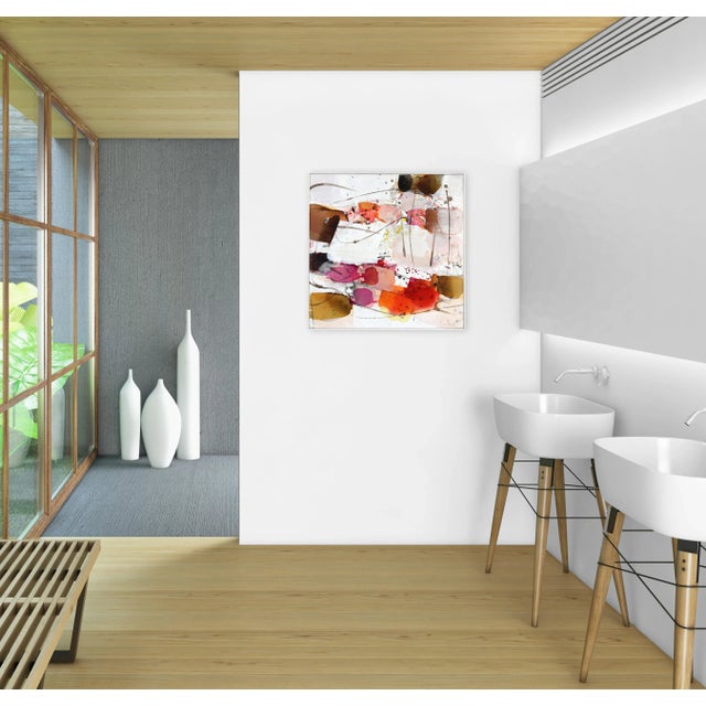 Wood "Playful" Original Artwork by Greet Helsen For Sale - Image 7 of 9