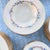 1980s 1980s Lenox “Belvidere” vintage fine china // 12 4-piece place settings // blue flowers and pink ribbon with gold rim // wedding gift For Sale - Image 5 of 8