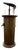 Antique Brass Lion Head Umbrella Stand For Sale