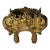 18th Century Italian Gilded Jardiniere With Stones and Faces For Sale