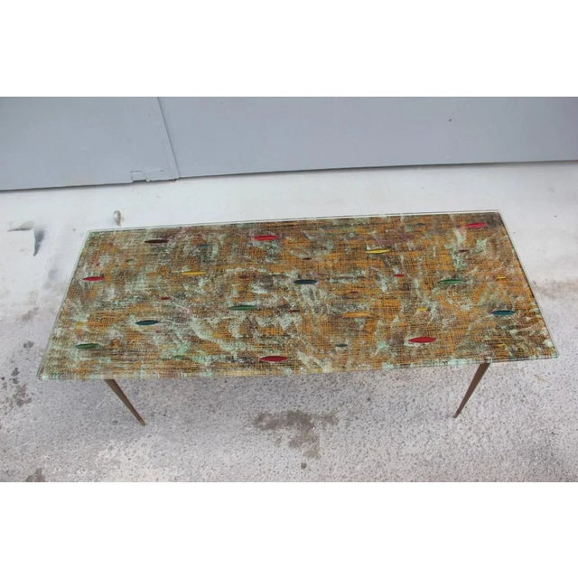 Italian Coffee Table from Cristal Art, 1950s For Sale - Image 6 of 13