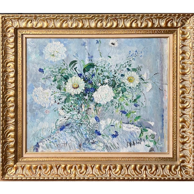 SAMUEL ROTHBORT (Russian-American, 1882-1971), still life with wild flowers, oil on canvas board, signed lower left....