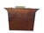 Vintage Chinese Campaign Style Walnut Server Cabinet For Sale - Image 9 of 12