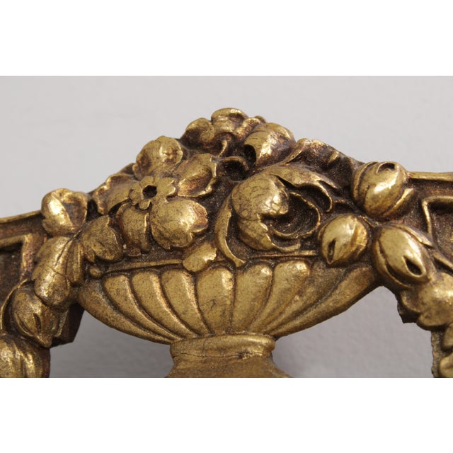 Glass Moyer Gold Gilt Regency Style Large Wall Mirror For Sale - Image 7 of 17