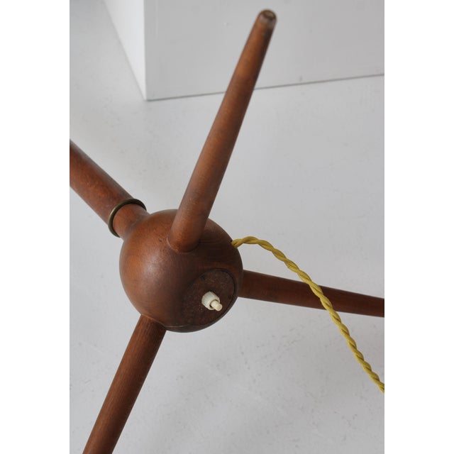 Large Sculptural Tripod Bridge Floor Lamp from Severin Hansen, Denmark, 1950s For Sale - Image 16 of 17