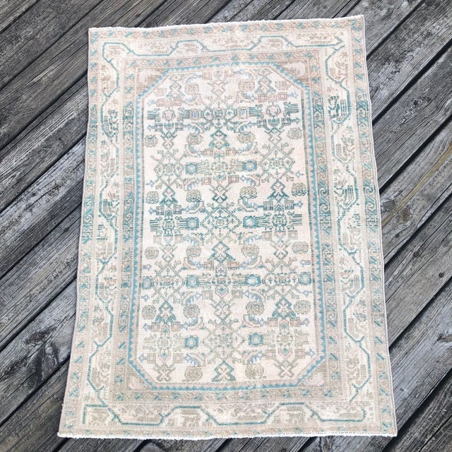 Small Antique Melayers Rug | 3x4 For Sale - Image 4 of 8