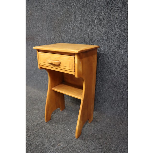 Cushman Rock Maple Nightstand For Sale In Philadelphia - Image 6 of 9