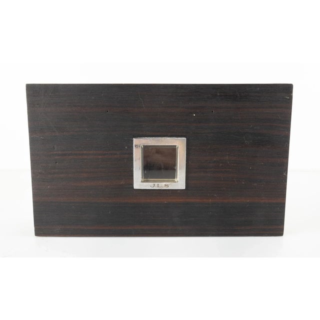 Mid Century Rosewood Cigarette Holder Box For Sale - Image 4 of 10