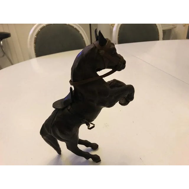 Leather Horse Figurine, 1950s For Sale - Image 6 of 18