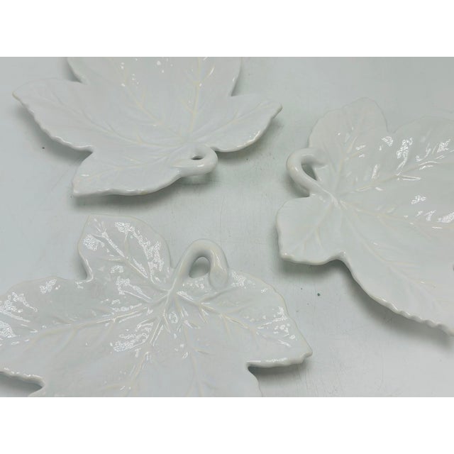 Set of Three Leaf Plates For Sale - Image 9 of 9
