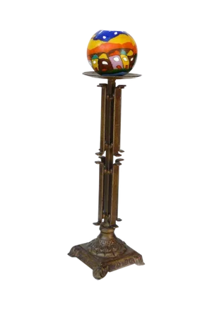 Metal Bronze Decorative Table Top Candle Holder