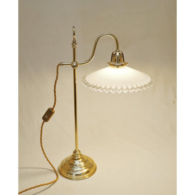 Metal Art Deco Desk Lamp, 1920s For Sale - Image 7 of 12