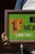 Early 20th Century Reverse-Painted Brooklyn Meat-Market Scalloped Glass Sign For Sale - Image 4 of 7