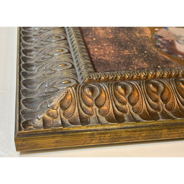 Gustav Klimt Vintage 1995 Poster of "The Kiss" by Top Art Milano, Framed Reproduction For Sale - Image 9 of 18