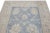 Blue Handwoven Modern Turkish Oushak Rug 5' X 7'4" For Sale - Image 4 of 6