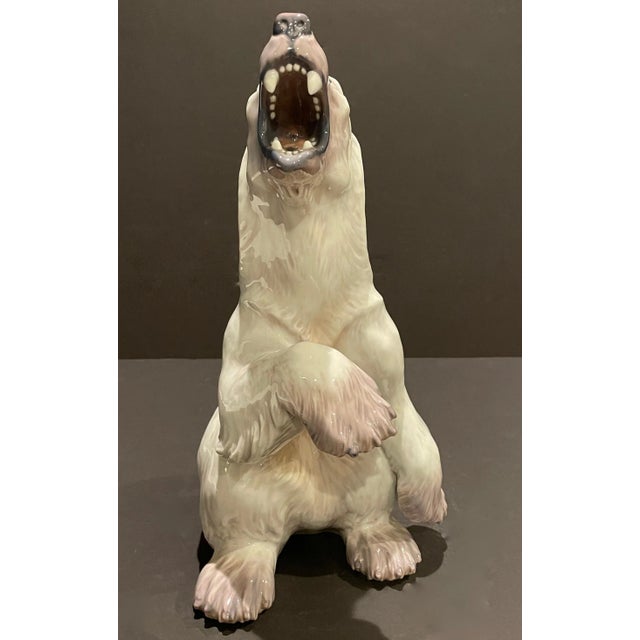 Mid 20th Century Dahl Jensen Porcelain Figure of a Polar Bear For Sale In New York - Image 6 of 8