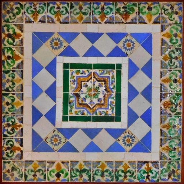 16th Century Panel with Geometric Composition For Sale - Image 5 of 5