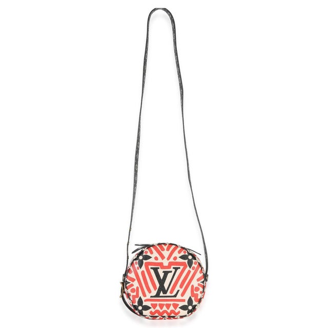 Cream Red Giant LV Crafty Boite Chapeau Souple Bag PM For Sale - Image 9 of 9