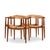 Mid-Century Modern Hans Wegner for Johannes Hansen Jh 501 Mid Century Cane and Teak Dining Chairs - Set of 4 For Sale - Image 3 of 14
