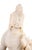Chinese Vintage Chinese Carved White Marble Guanyin Buddhist Sculpture on Lotus Base For Sale - Image 3 of 7
